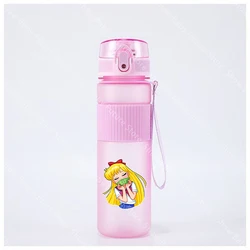 Botella de agua deportiva Sailor Moon sin fugas para gimnasio