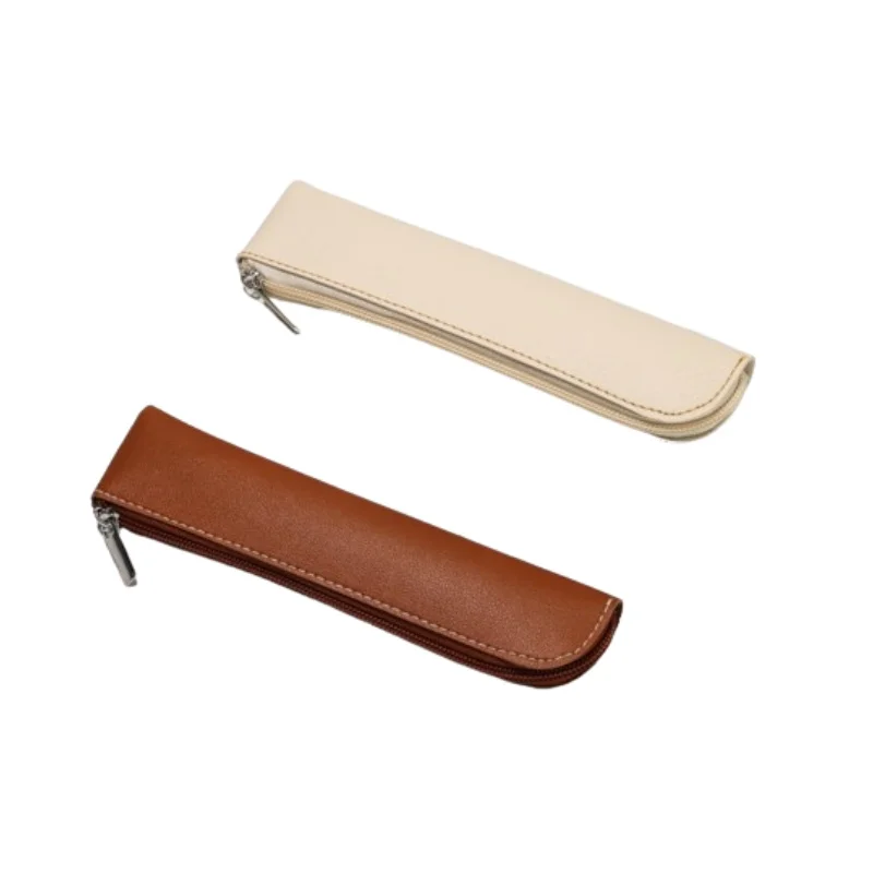 Estuche de lápices con cremallera en piel sintética para niñas - imagen 4