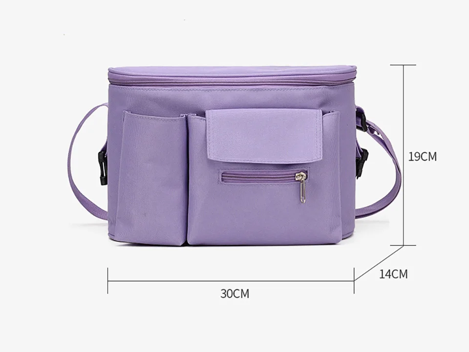 Colores: negro, gris y morado