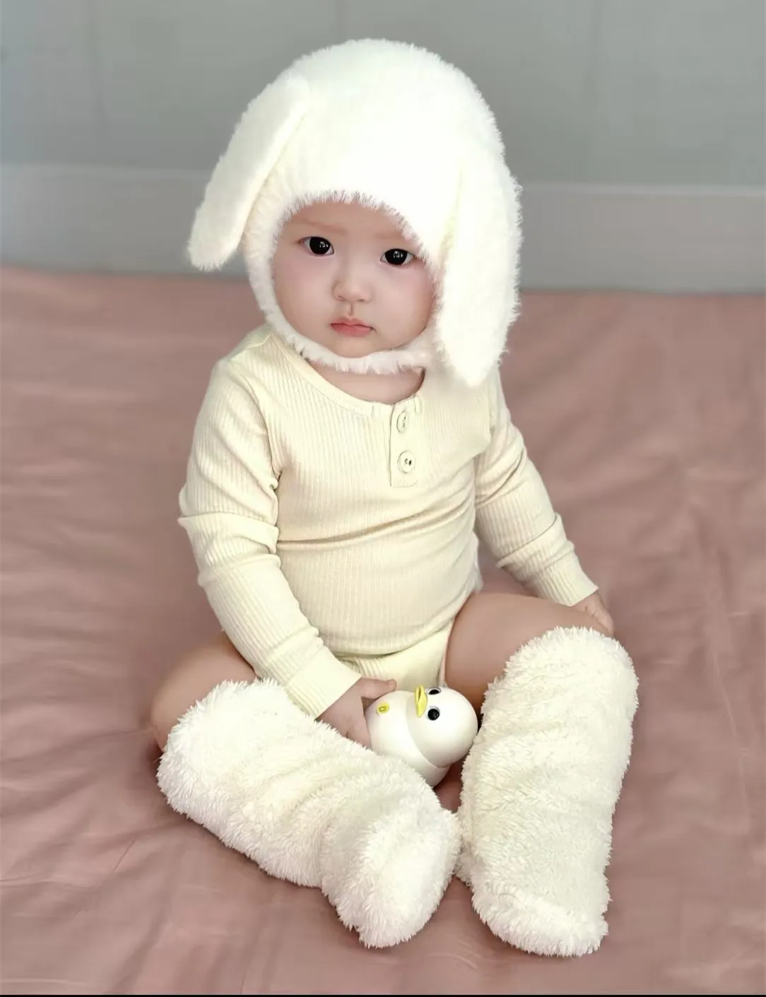 Calcetines de terciopelo con diseño de pingüino