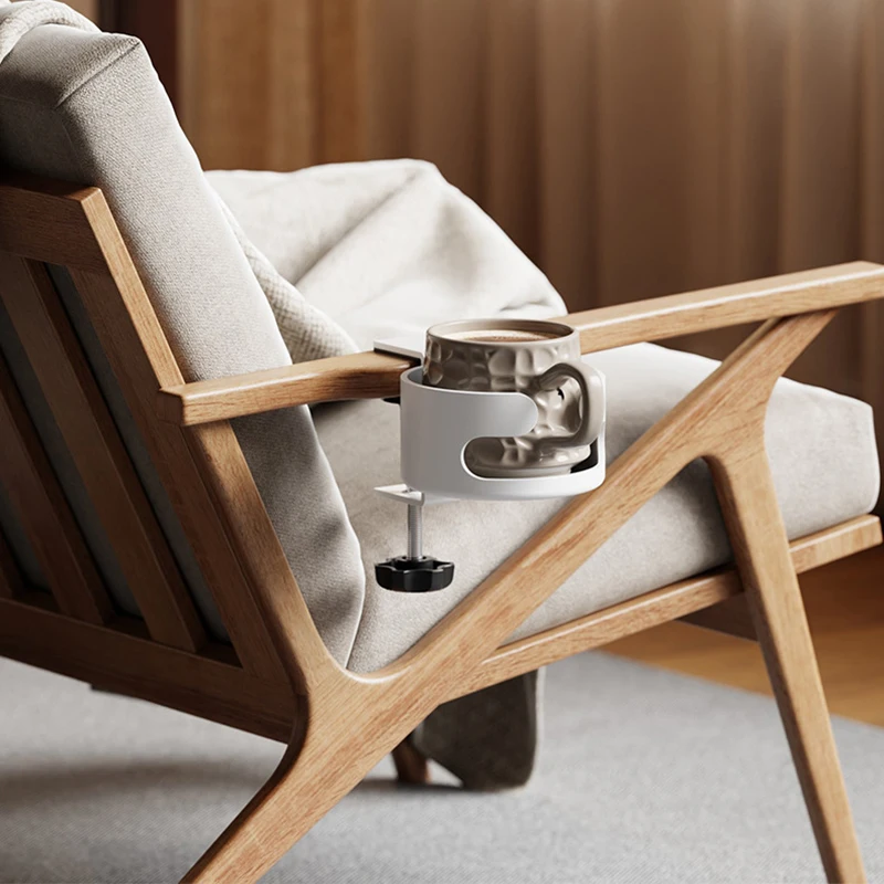 Soporte para vasos de escritorio con abrazadera giratoria y ajustable - imagen 5