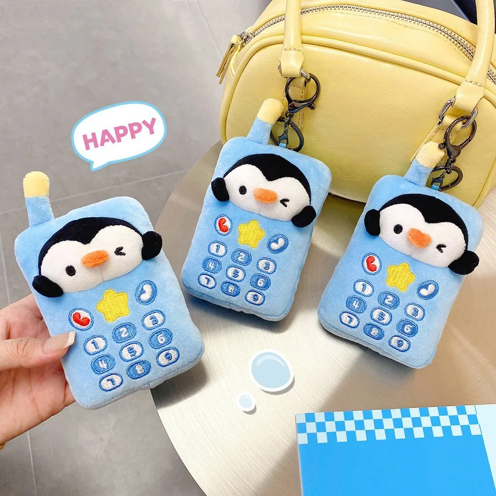 Llavero de peluche pingüino suave infantil para mochila y llaves - imagen 4