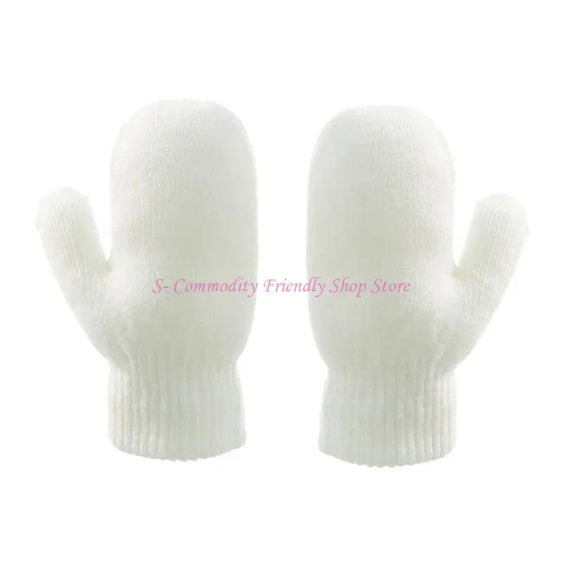 Guantes de bebé invierno punto con dedos completos - imagen 4
