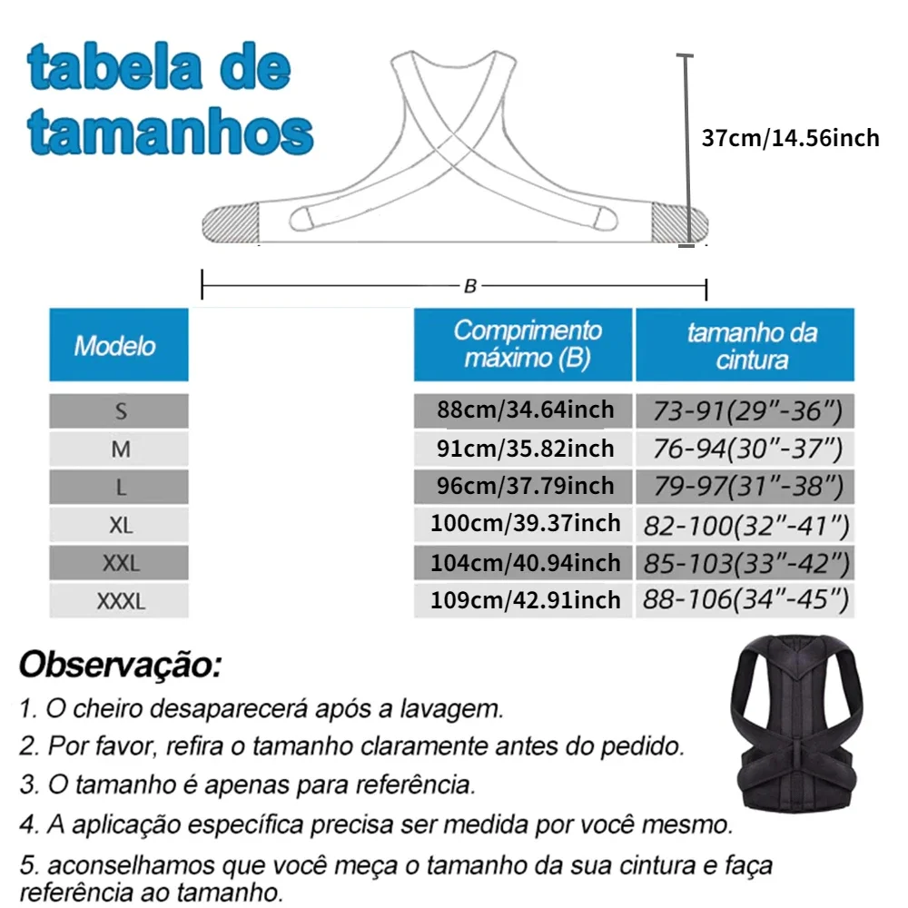 Corrector de postura lumbar infantil con chaleco ajustable - imagen 2