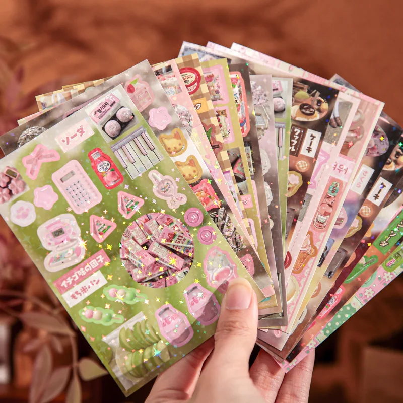 Pegatinas para cuadernos decorativas - Estilo retro infantil - imagen 4