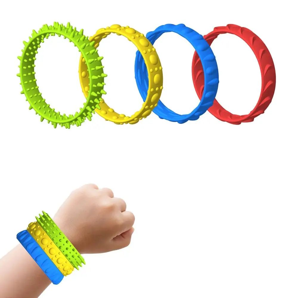 Juguete sensorial de anillo TPR suave para mano, flexible giratorio - imagen 3