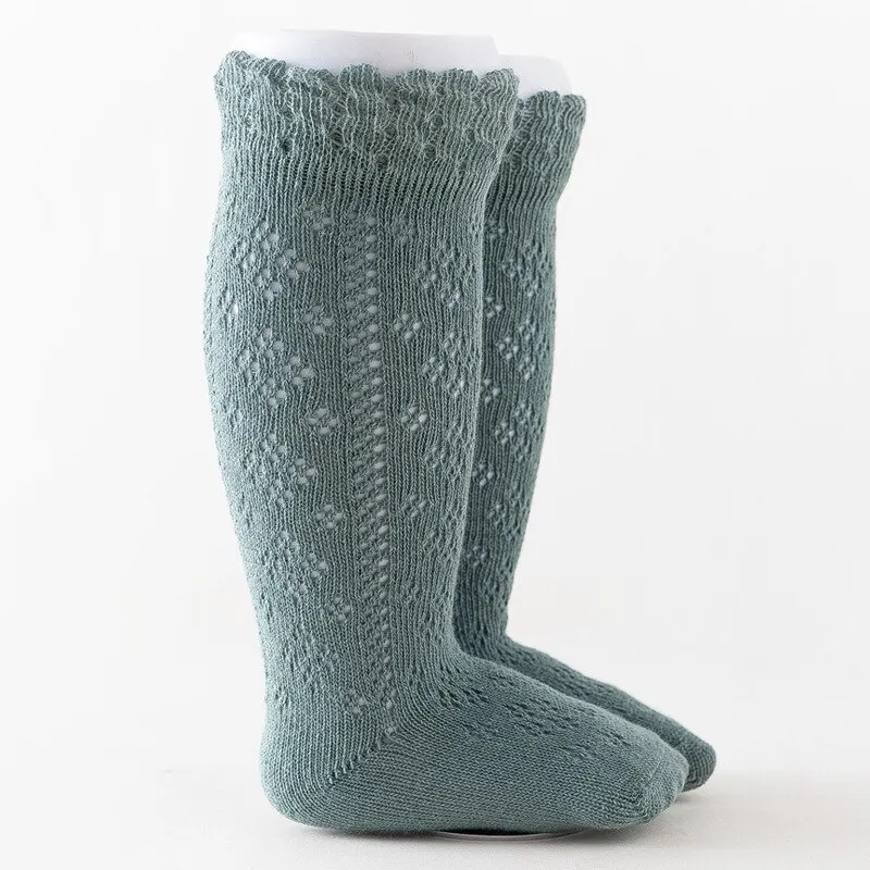 Calcetines de algodón transpirables para niña – Verano