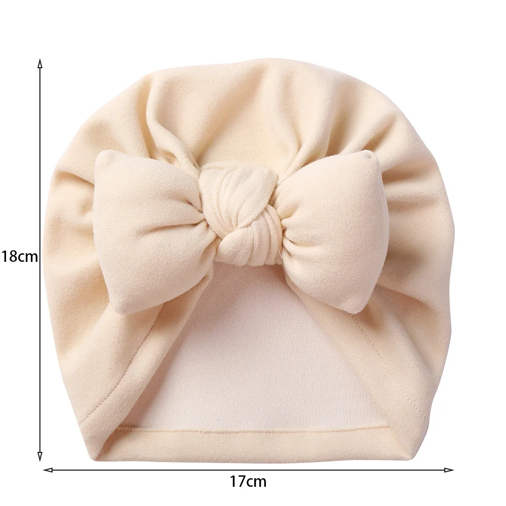 Gorro de cachemira para bebé – Cálido con lazo para otoño e invierno - imagen 5