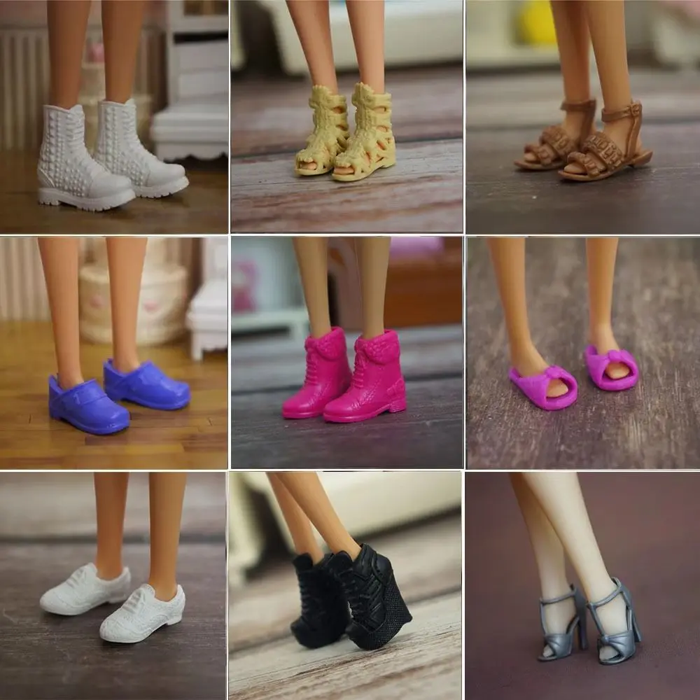 Botas de tacón para muñeca estilo supermodelo de juguete - imagen 3