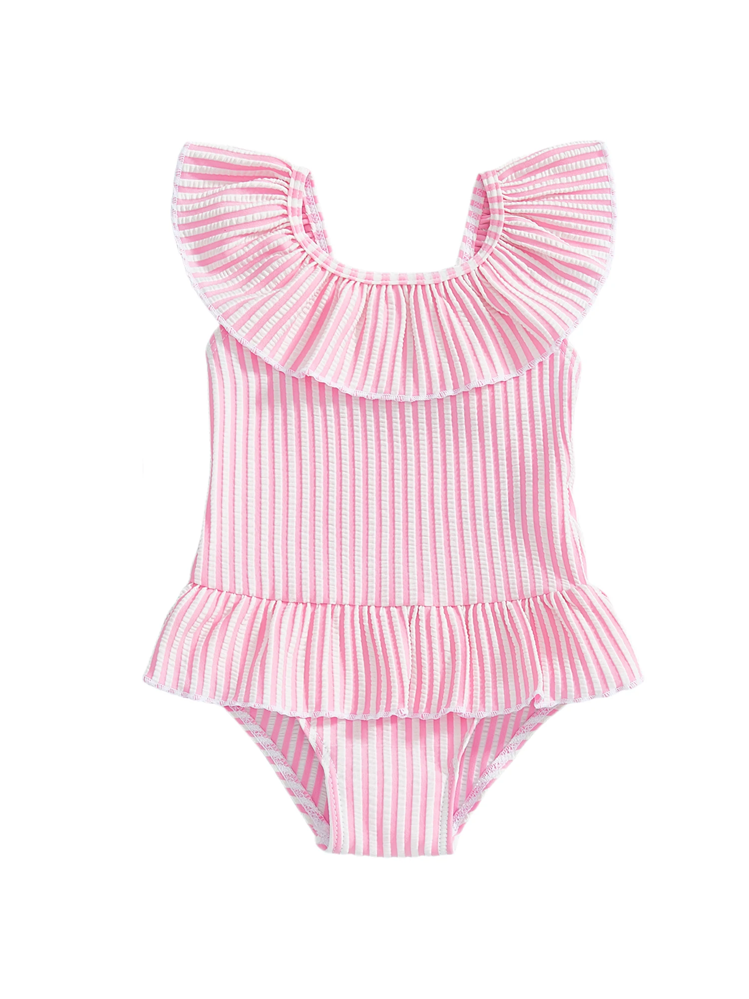 Bañador infantil monokini con falda y volantes