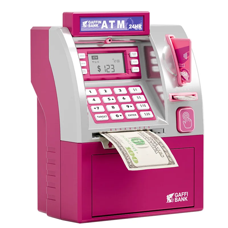Hucha cajero automático infantil electrónico con contraseña - imagen 3