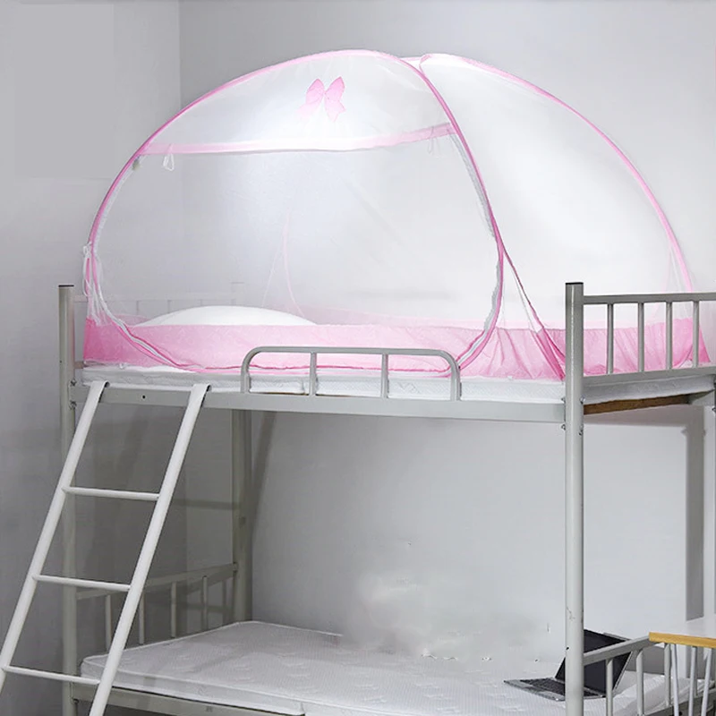 Mosquitera para cama infantil individual – Fácil montaje, estilo yurta - imagen 2