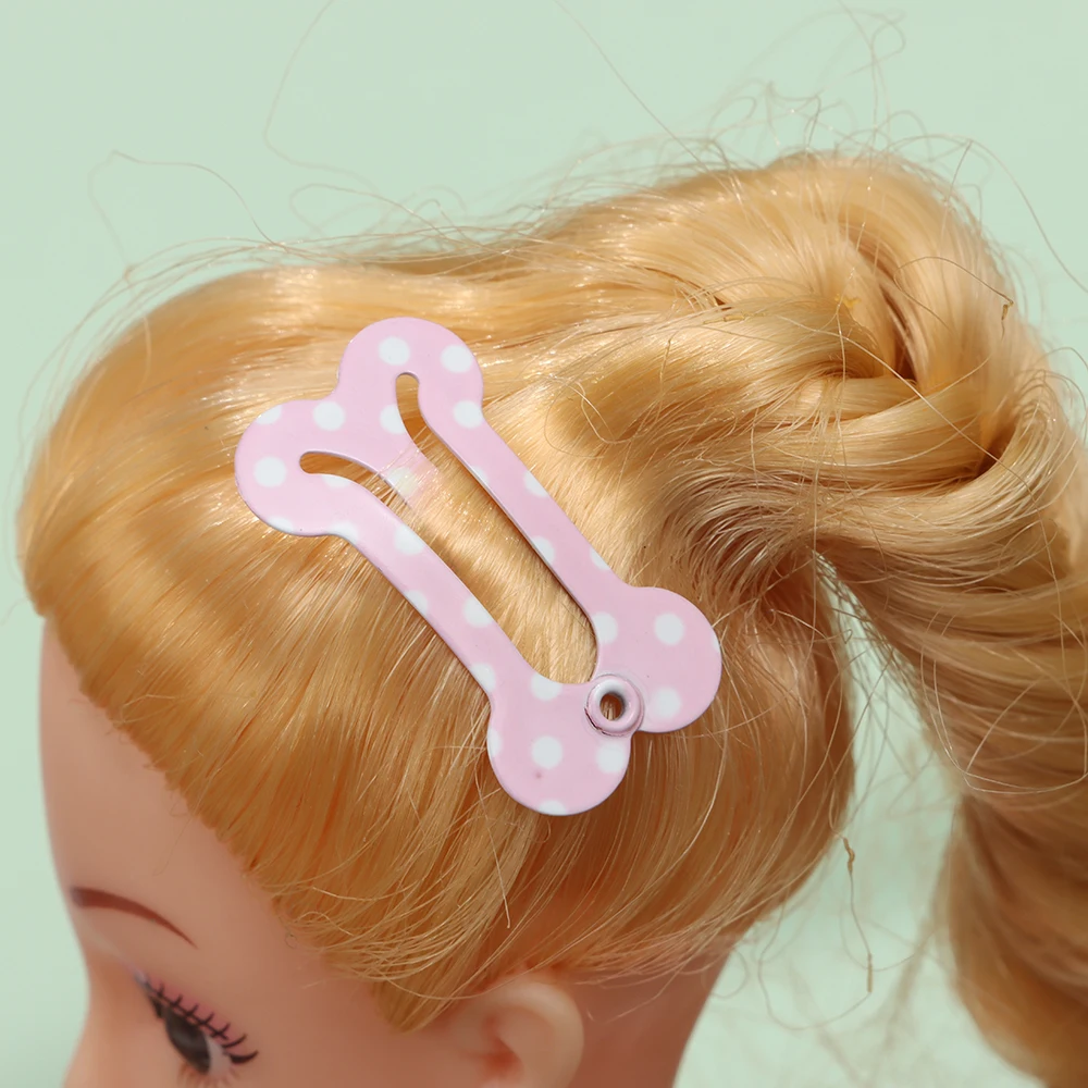 Mini pinzas pelo para muñecas – Set 5 uds decorativas - imagen 3