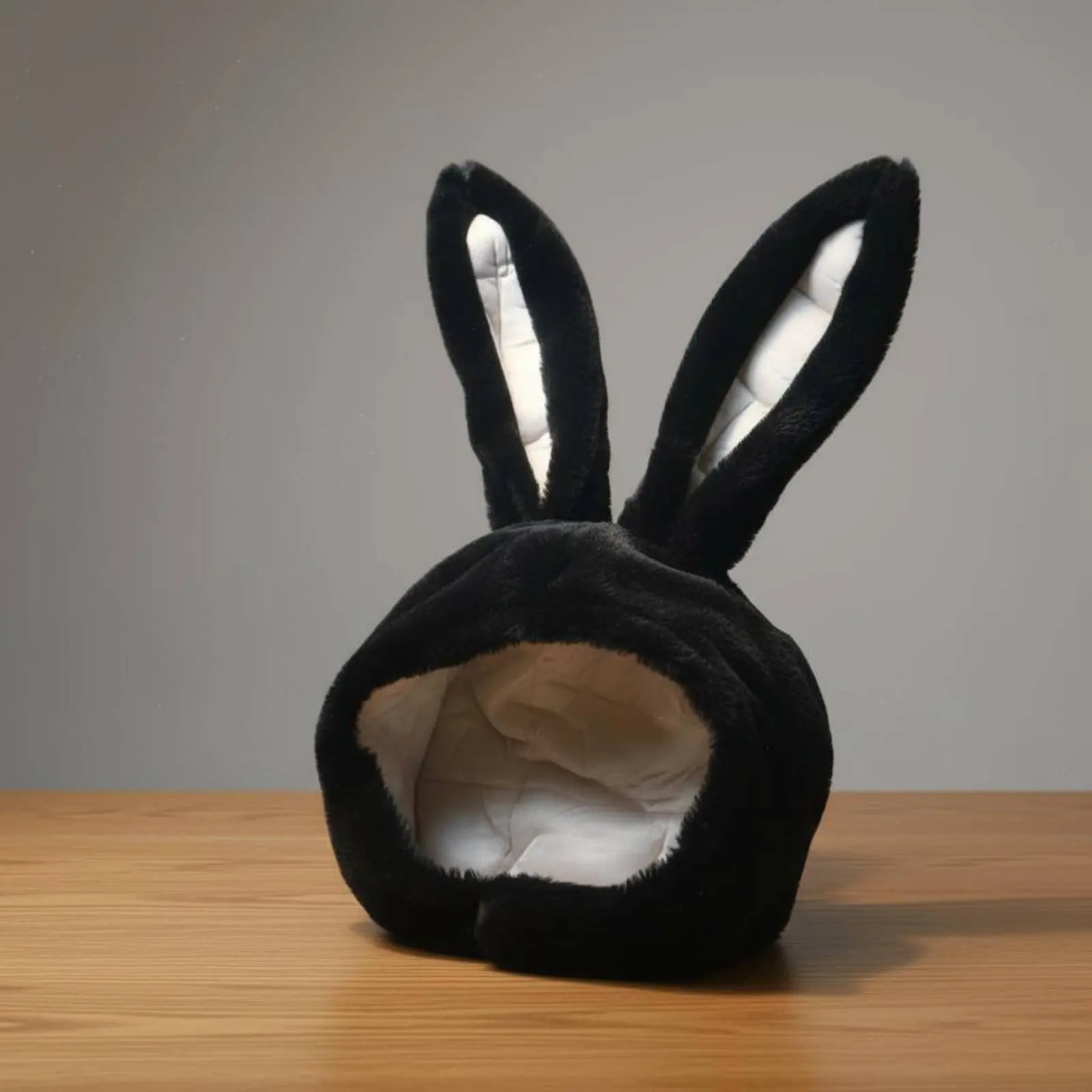 Gorro con orejas de conejo suave para cosplay y fotos