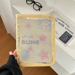 Carpeta para álbum de fotos con cubierta PVC estilo coreano fina