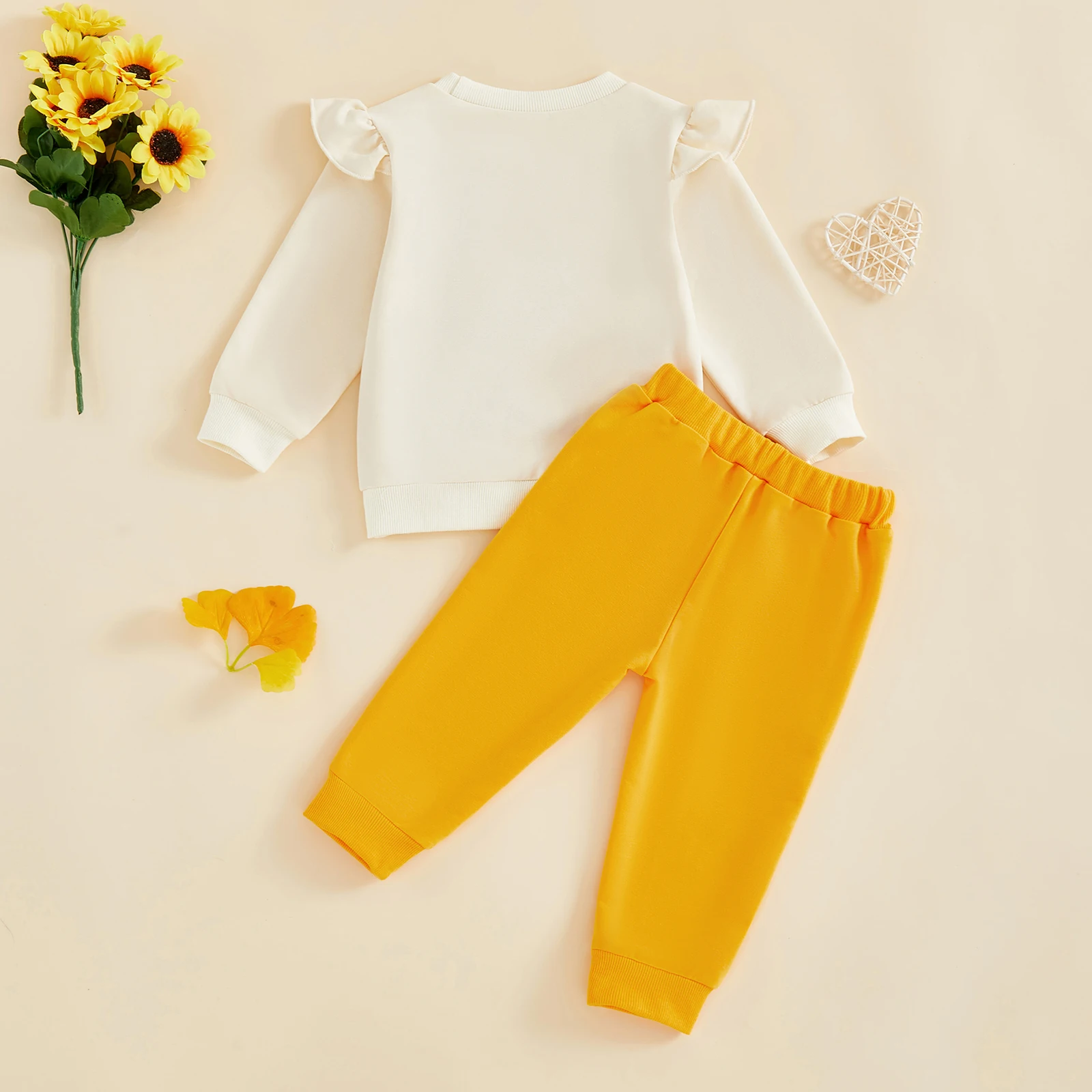 Tregren conjunto bebé niña sudadera y pantalón abeja cuello redondo - imagen 4