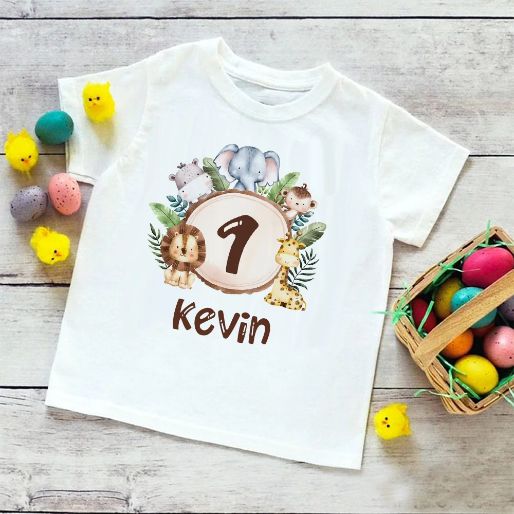 Detalle de la camiseta infantil personalizada