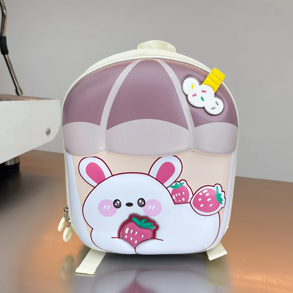 Mochila infantil de conejito con carcasa rígida para preescolar - imagen 4