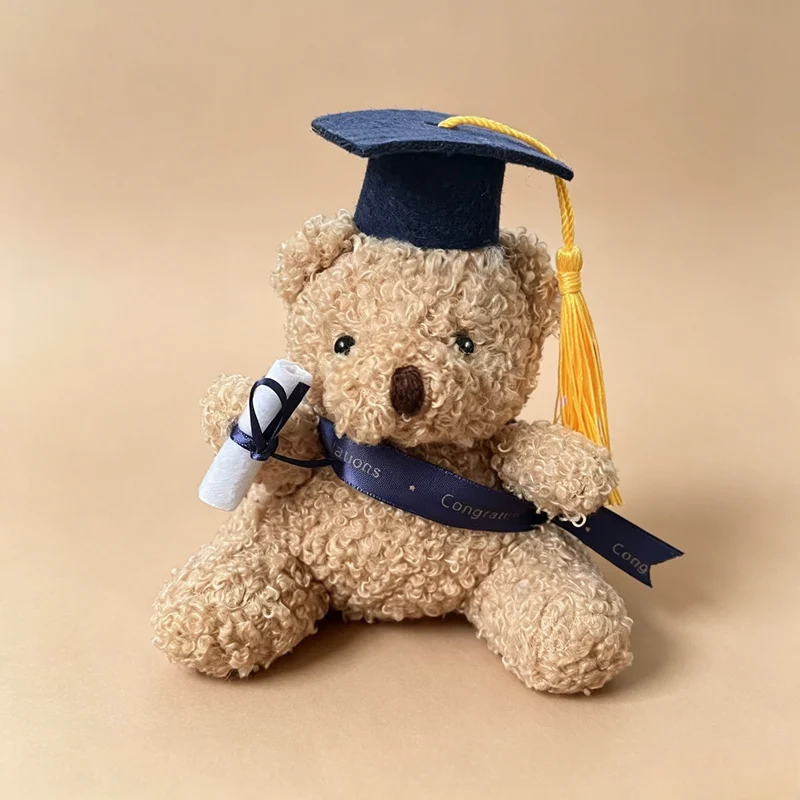 Peluche oso Dr. Bear con gorro de doctor, regalo tierno para niños - imagen 2