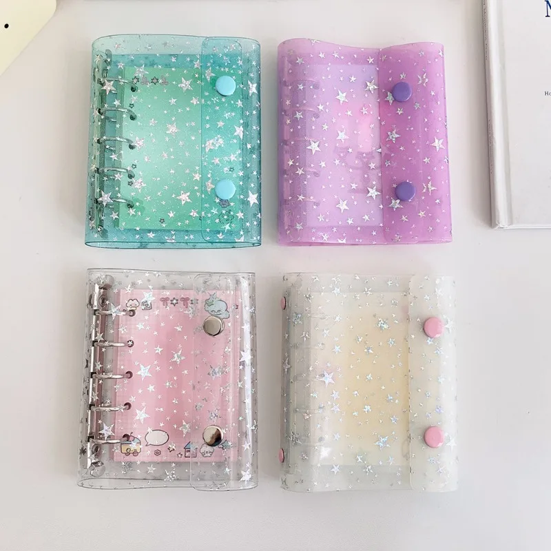 Carpeta transparente con estrella y hojas para cuaderno infantil - imagen 4