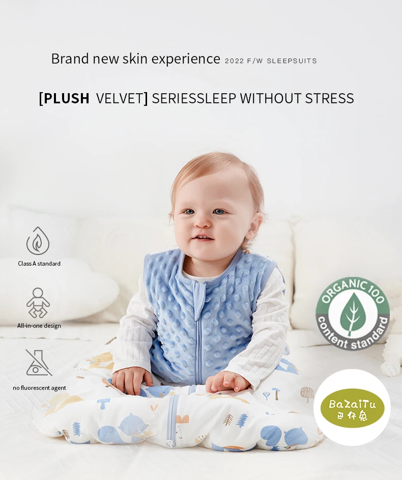 Saco de dormir para bebé con estampado infantil