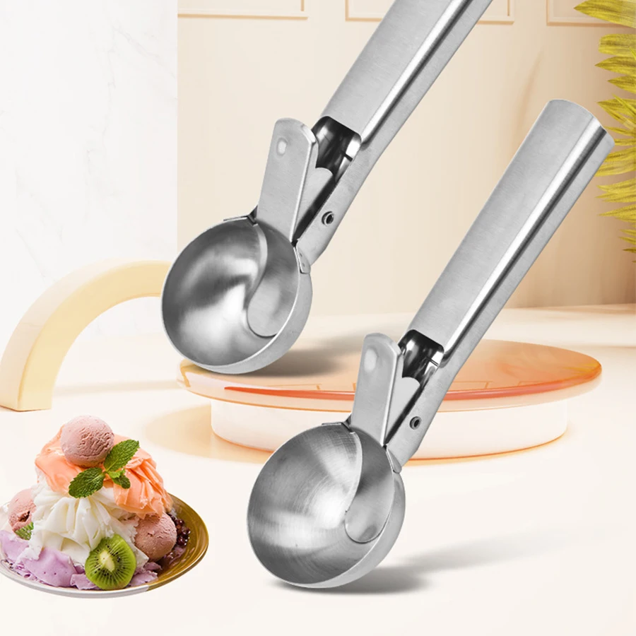 Cuchara multifunción para helado y fruta – Acero inoxidable - imagen 2