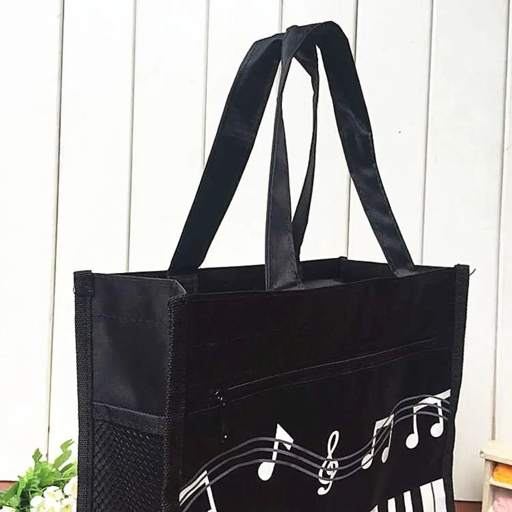 Bolso de mano musical con teclado de piano, plegable y lavable - imagen 4