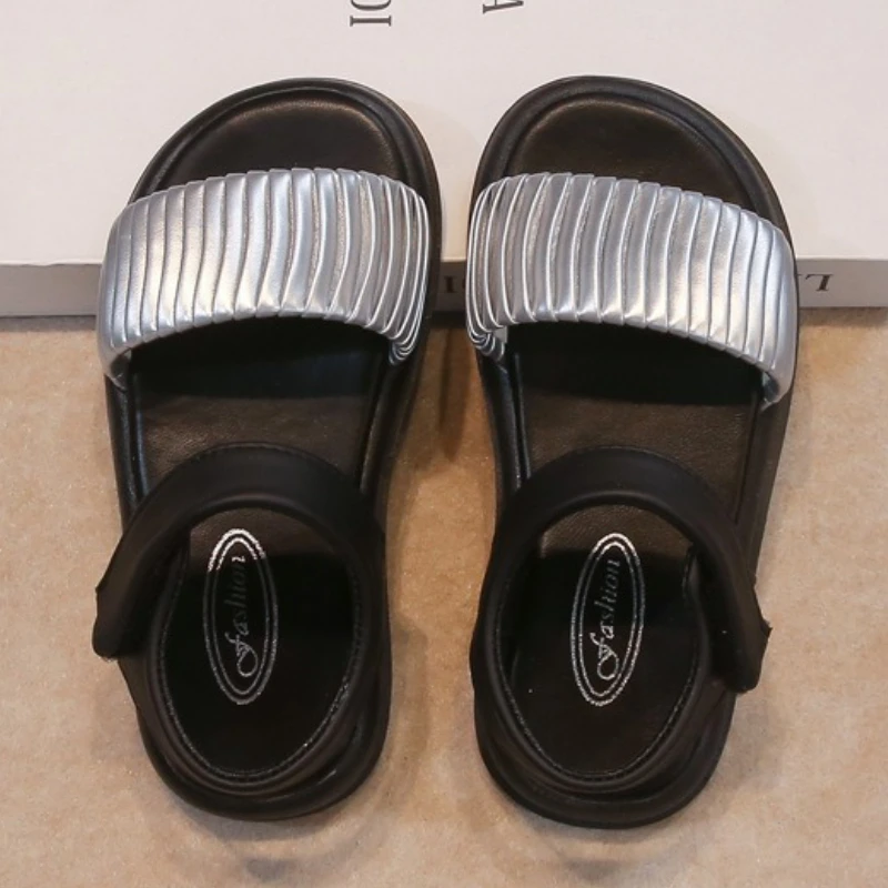 Sandalias de verano antideslizantes y cómodas para niña elegante - imagen 4