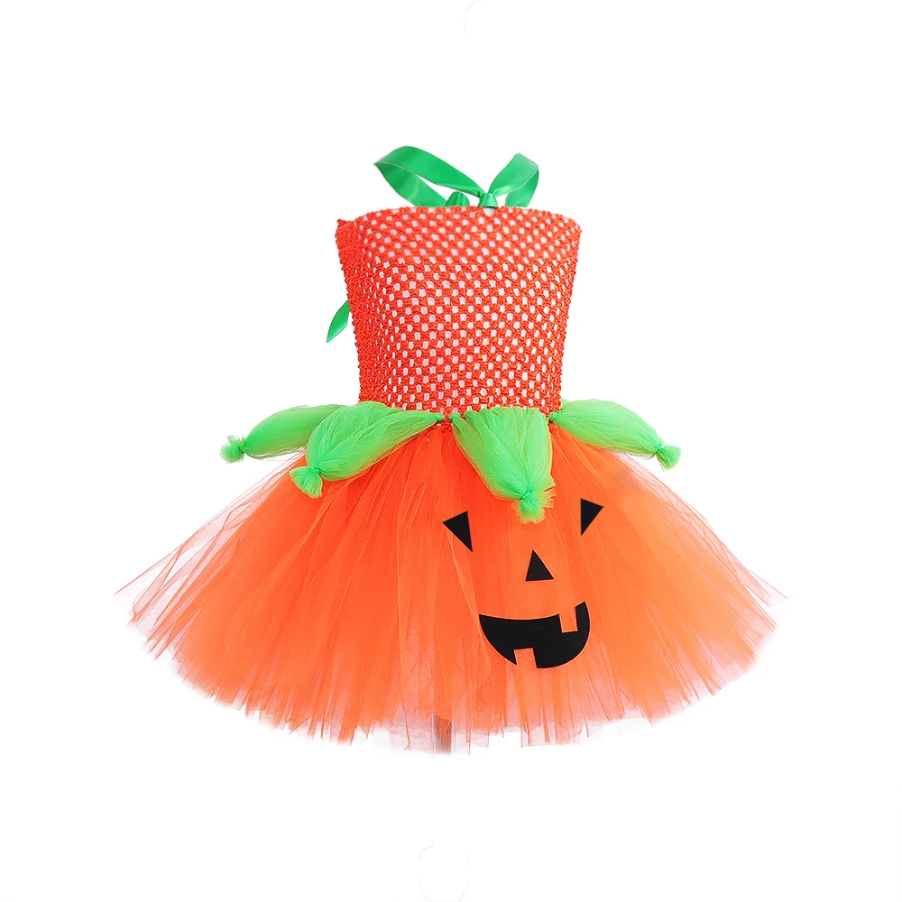 Vestido tutú de fiesta para niñas con temática Halloween y Carnaval - imagen 3