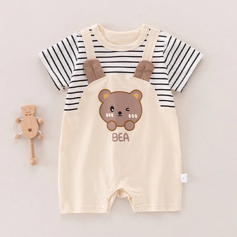 Pelele de verano con diseño de oso