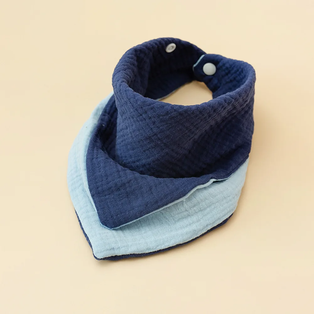 Babero bandana triangular de algodón para bebé – Antisaliva - imagen 2