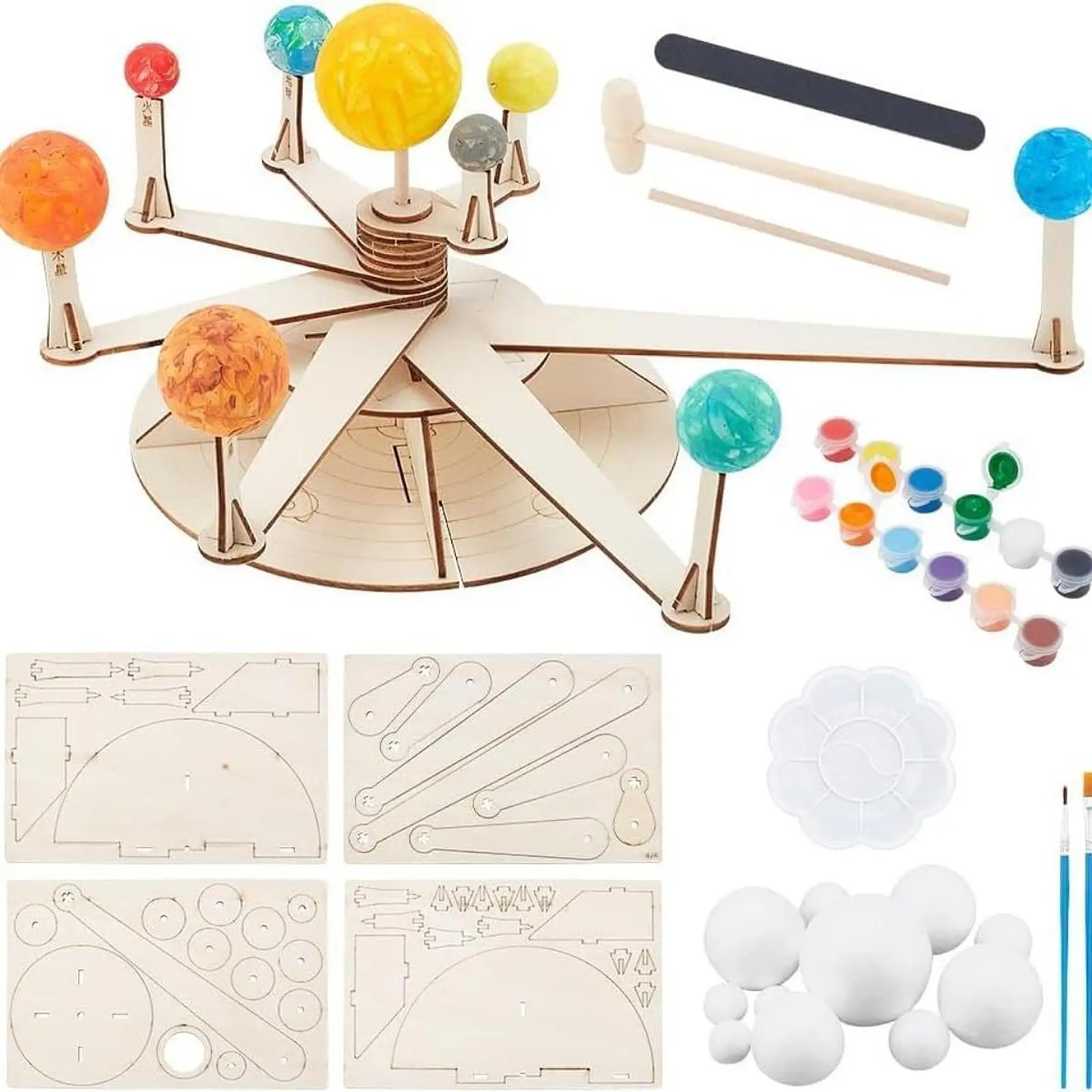 Kit del sistema solar DIY con modelos de planetas para niños - imagen 3
