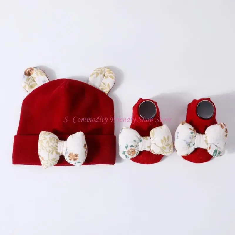 Conjunto calcetines y gorros de algodón para niños protección solar - imagen 2