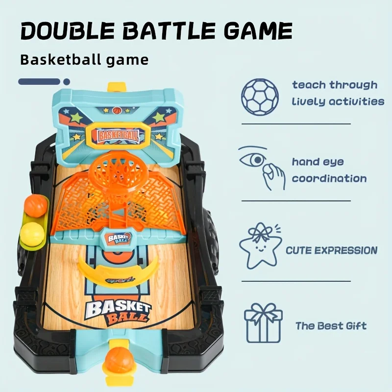 Juego baloncesto de mesa mini para niños y adultos - imagen 3