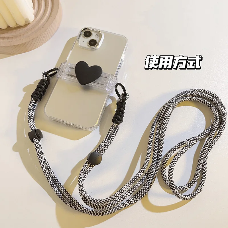 Cordón para móvil con clip trasero, ajuste regulable y cuerda larga - imagen 3