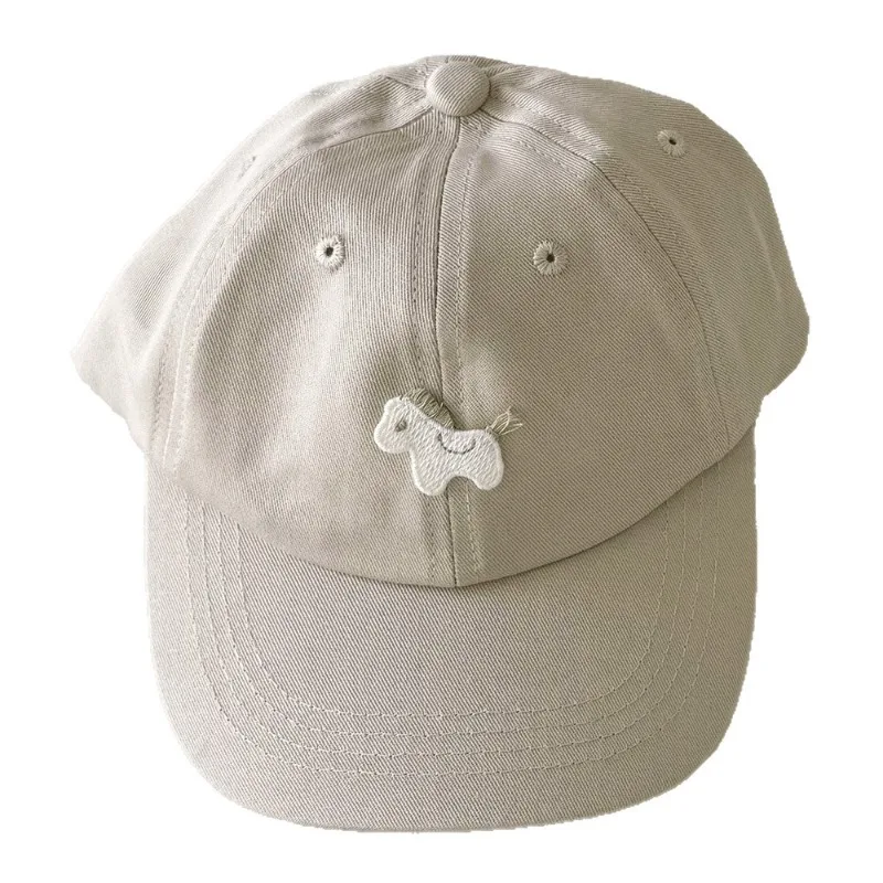 Gorra infantil de béisbol con caballo animado ajustable transpirable - imagen 5