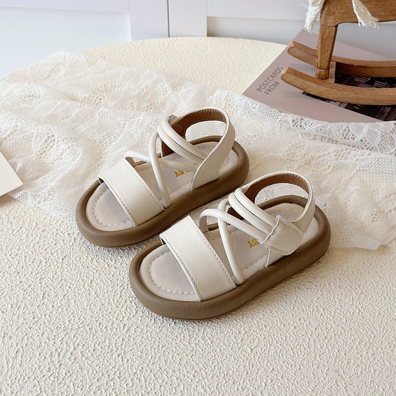 Sandalias de verano antideslizantes de suela suave para niñas - imagen 5