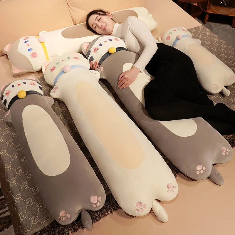 Almohada peluche gato dibujos animados para niños y niñas - imagen 4