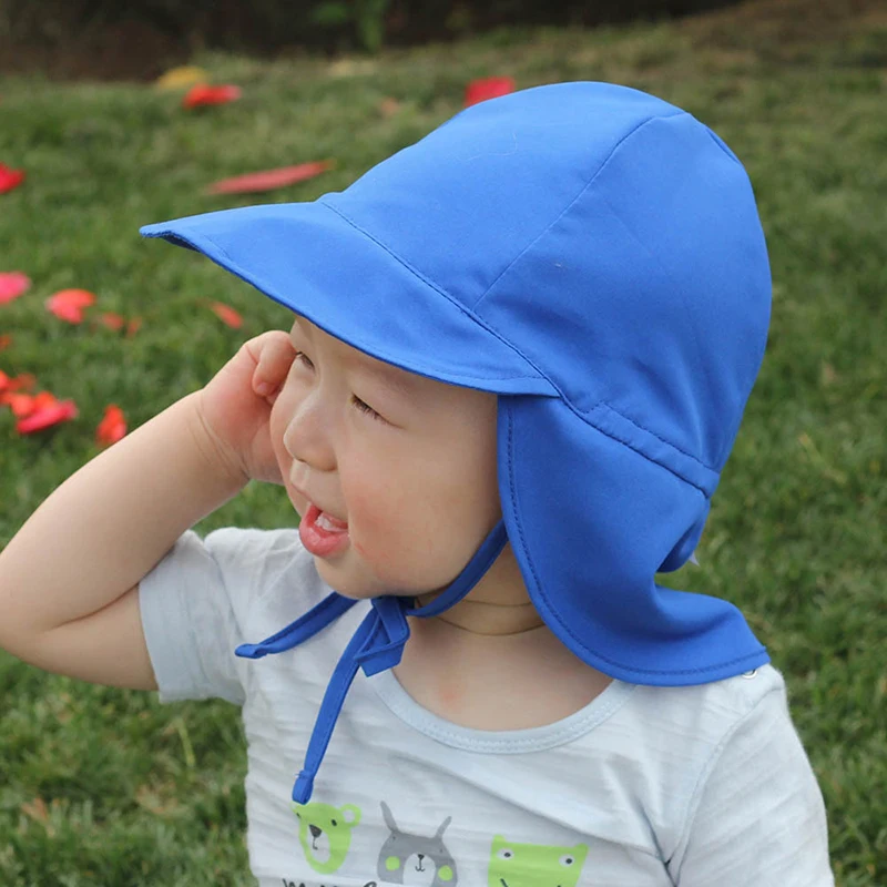 Gorra solar UV infantil con malla transpirable – Protección solar para bebé - imagen 4