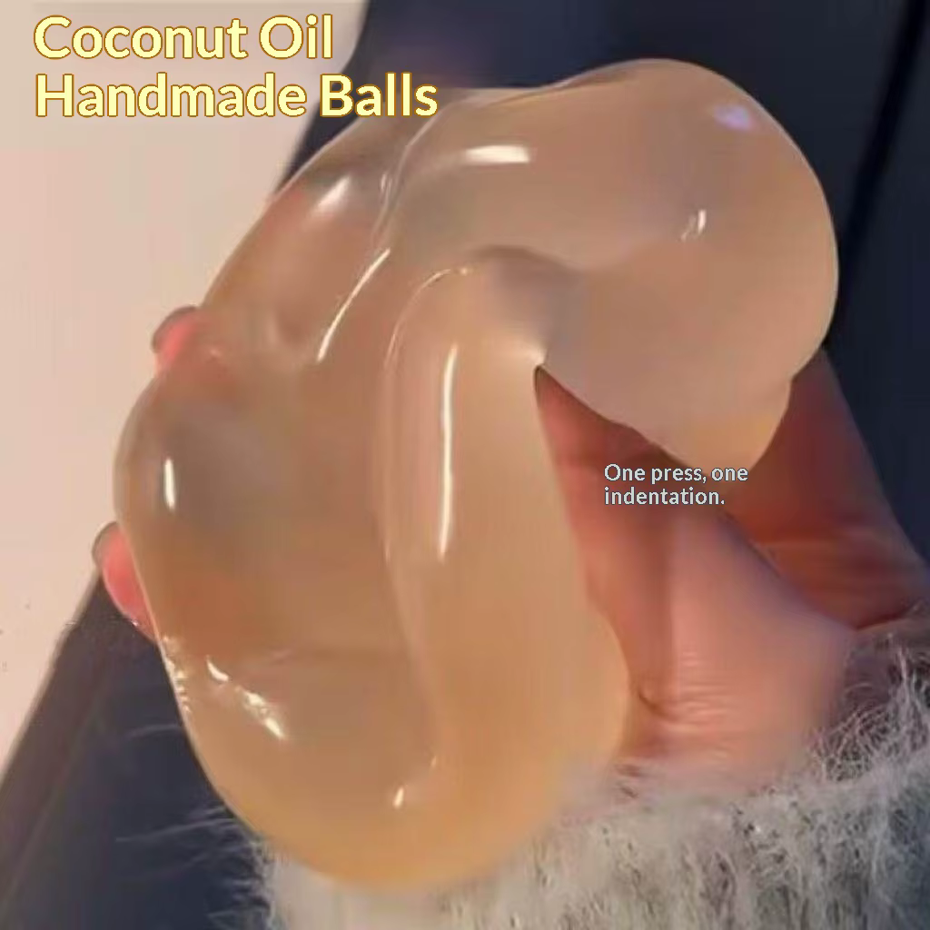 Bola squishy azul baby, antiestrés hecha a mano