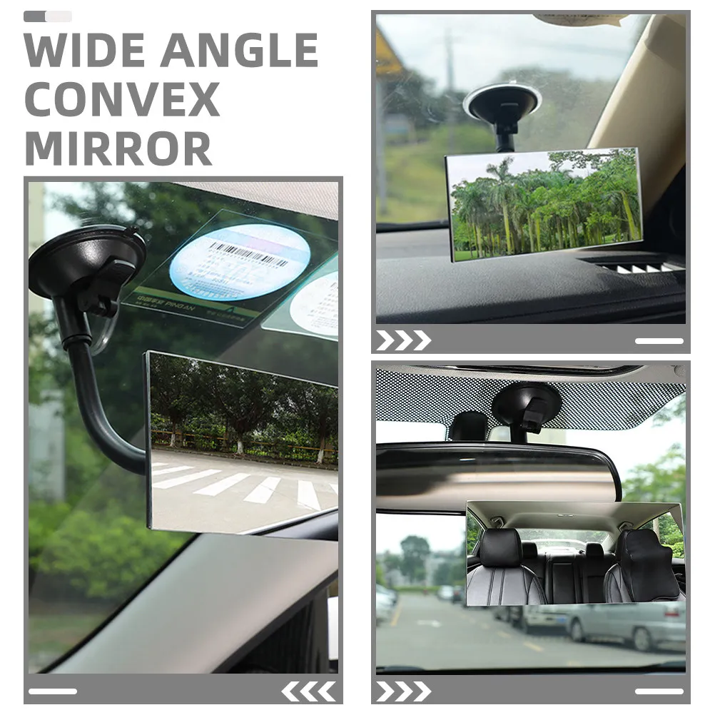 Espejo retrovisor bebé con ventosa ajustable para visión trasera - imagen 3