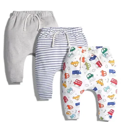 Pack 3 pantalones de algodón con estampado dinosaurio para niños 1-3 años