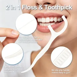 Palillos dentales ultra finos desechables portátiles para higiene bucal