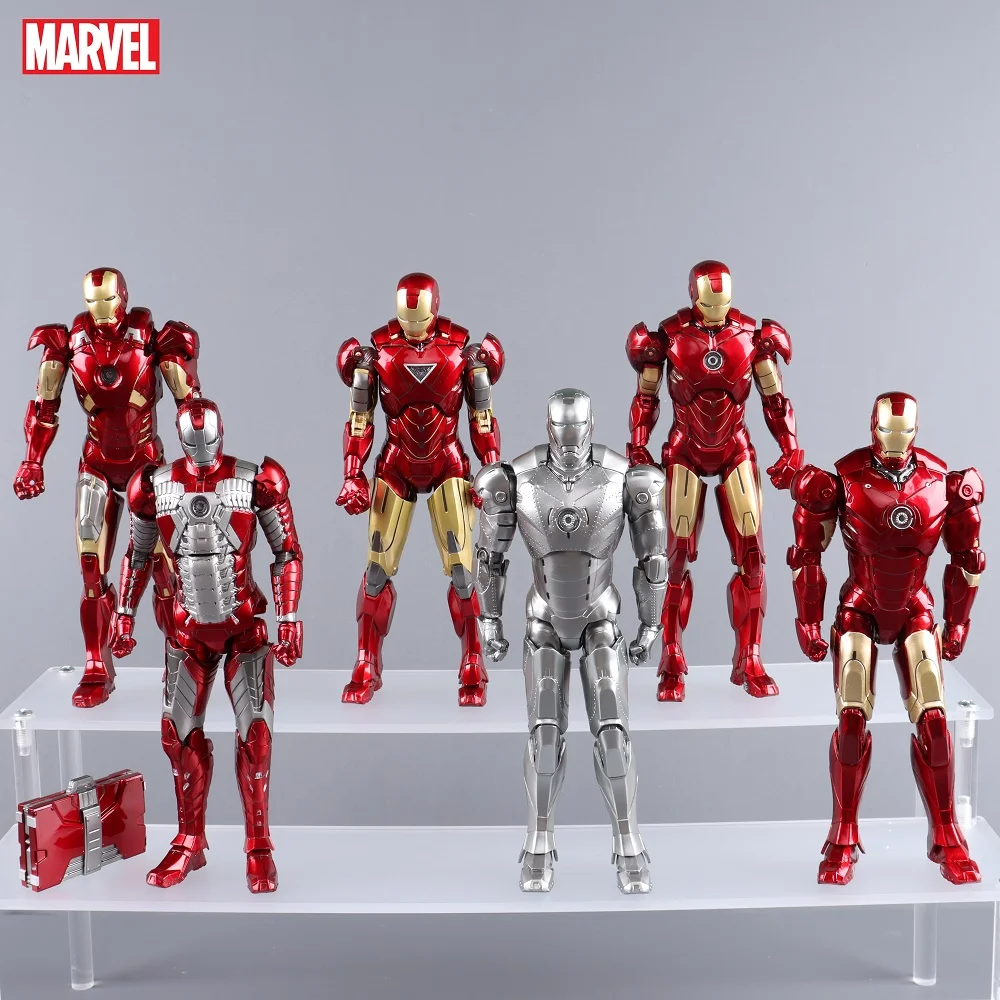 ZD Toys Figura de Acción Iron Man con Luz LED - Juguete Marvel para Niños - imagen 5