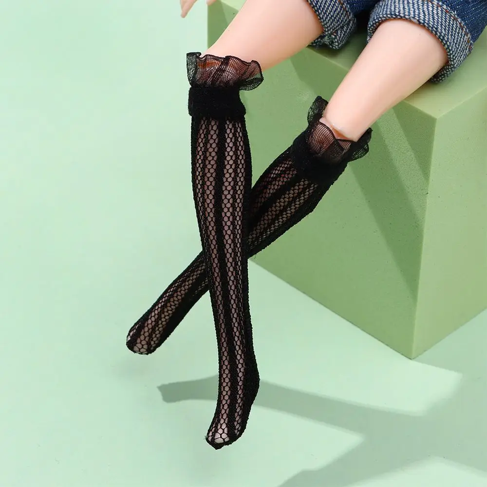 Leggings de encaje para niña – Medias elásticas suaves de algodón - imagen 2