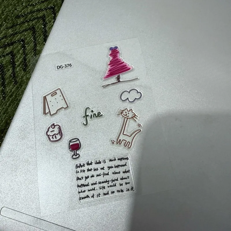 Pegatinas autoadhesivas infantiles para funda de móvil estilo urbano