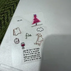 Pegatinas autoadhesivas infantiles para funda de móvil estilo urbano