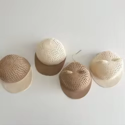 Gorra de verano plana con visera ventilada estilo coreano