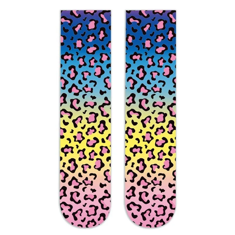 Calcetines cortos con estampado de leopardo cómodos y transpirables - imagen 3