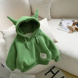 Sudadera con capucha acolchada gruesa de invierno para niños